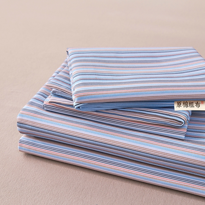 91家纺网 家纺一手货源 找家纺 （总）义博家纺 2026新款原棉老粗布床单凉席