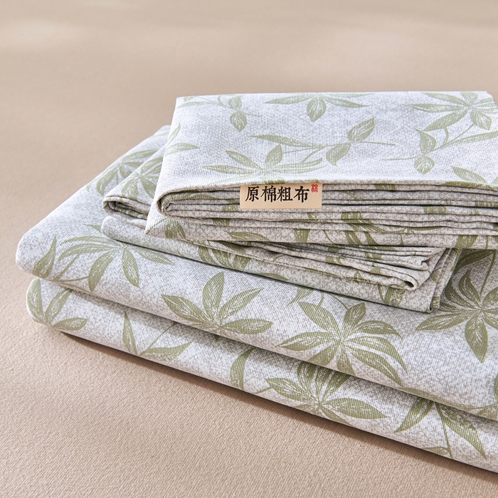 91家纺网 家纺一手货源 找家纺 （总）义博家纺 2026新款原棉老粗布床单凉席