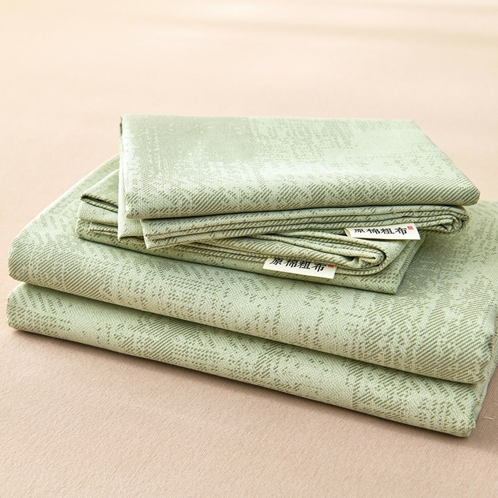 91家纺网 家纺一手货源 找家纺 （总）义博家纺 2026新款原棉老粗布床单凉席