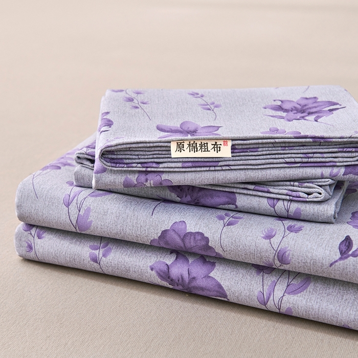 91家纺网 家纺一手货源 找家纺 （总）义博家纺 2026新款原棉老粗布床单凉席