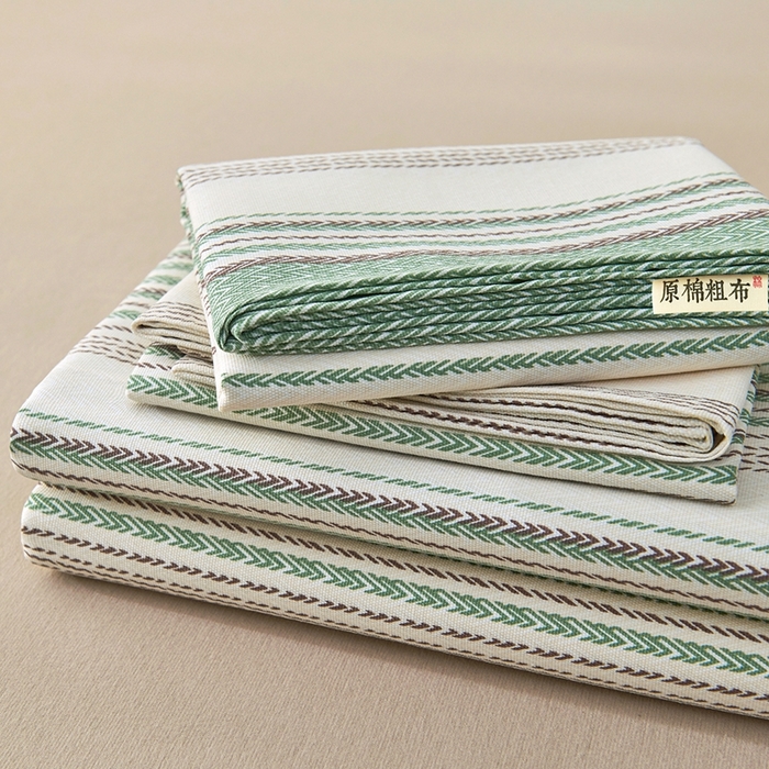 91家纺网 家纺一手货源 找家纺 （总）义博家纺 2026新款原棉老粗布床单凉席