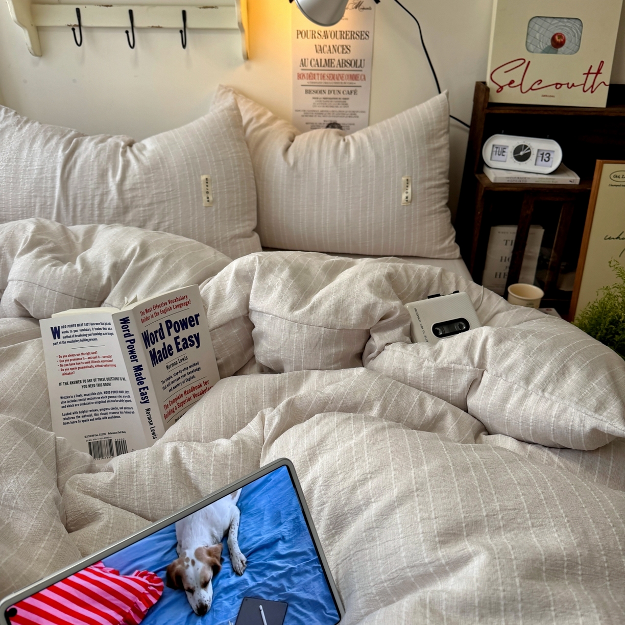 91家纺网 家纺一手货源 找家纺 阿曼达 2026新款简约素色亚麻风纯色无印四件套素然-场景二 素然-卡其