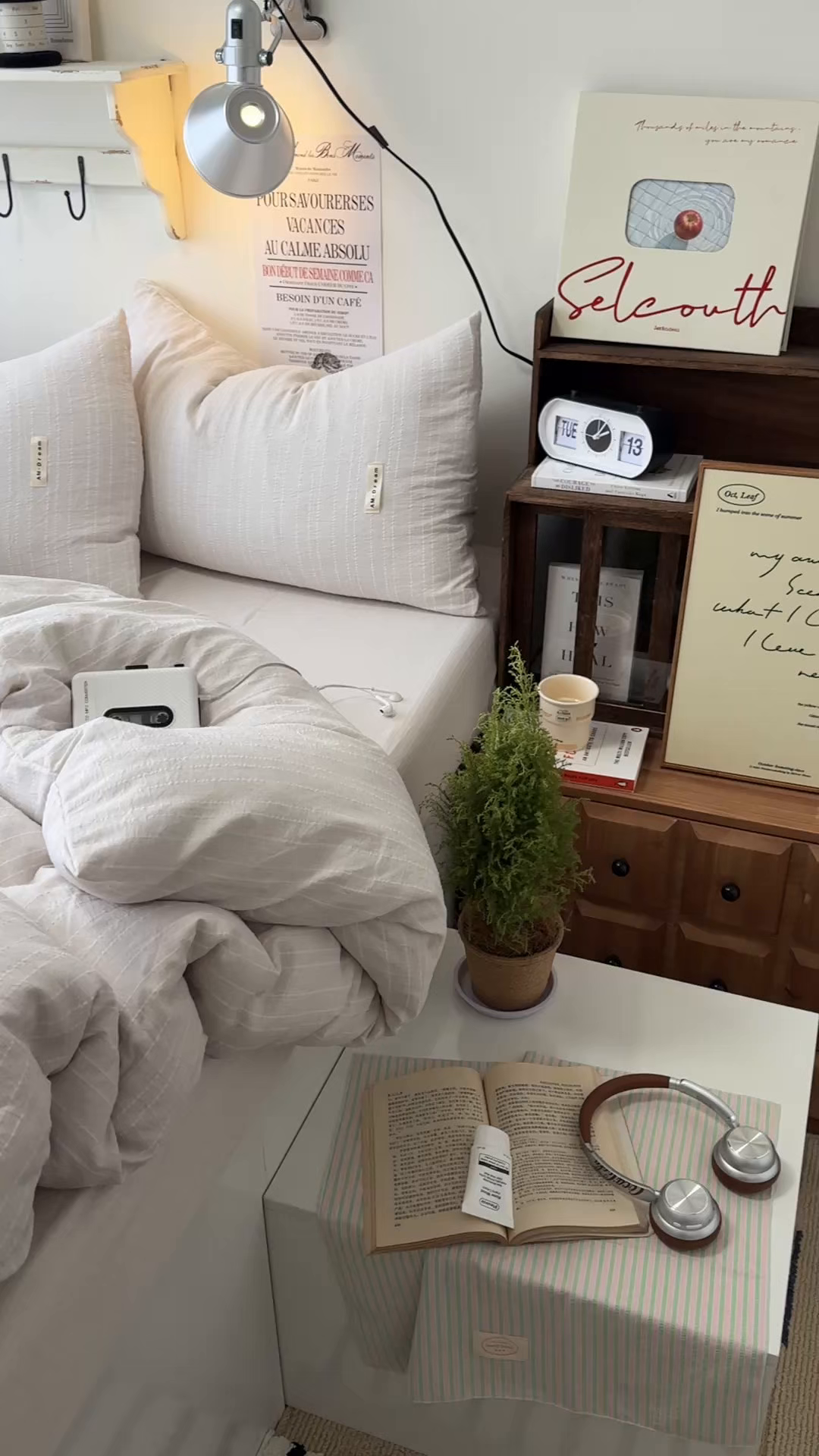 91家纺网 家纺一手货源 找家纺 阿曼达 2026新款简约素色亚麻风纯色无印四件套素然-场景二 素然-米白