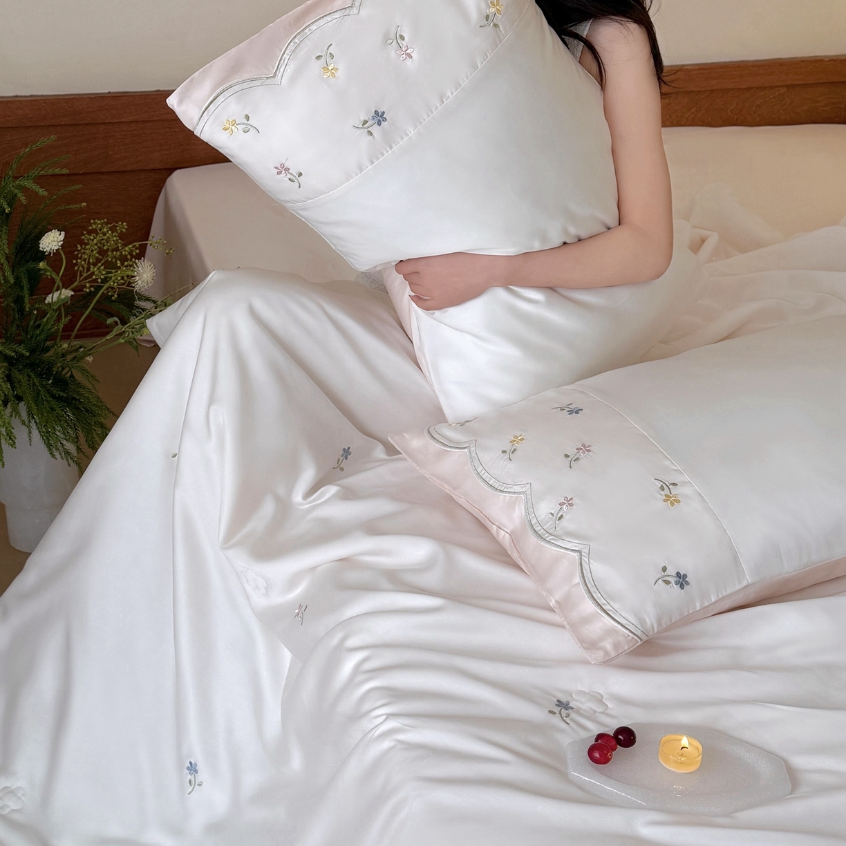 91家纺网 家纺一手货源 找家纺 （总）鹿班家居 2026新款天丝刺绣夏被夏凉被空调被-椿见（标准会员-20元）