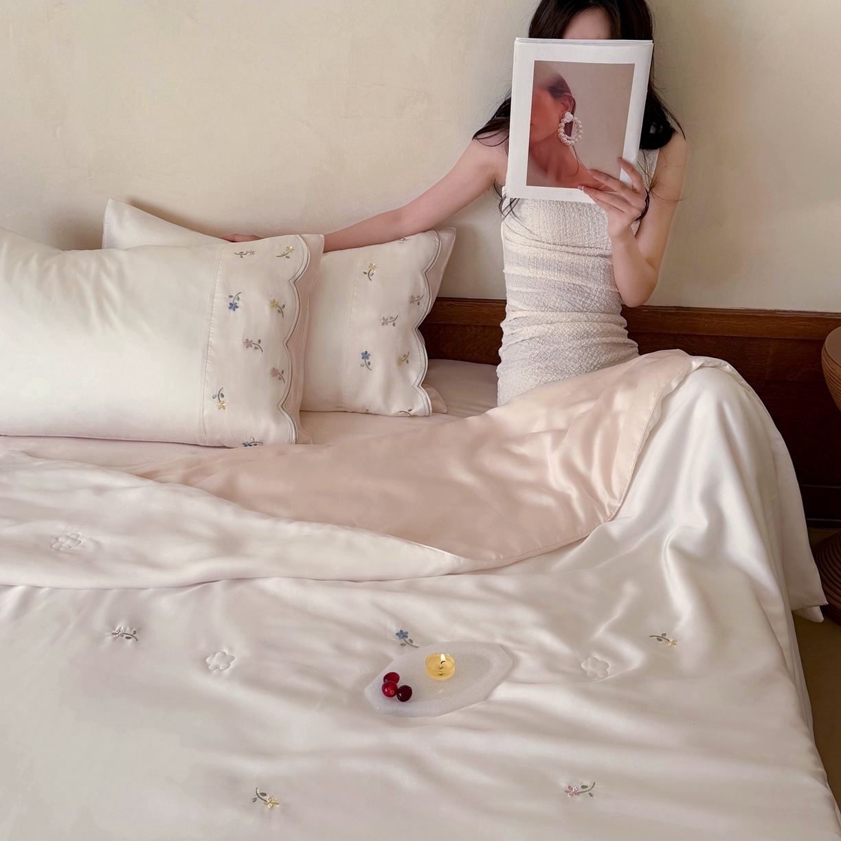 91家纺网 家纺一手货源 找家纺 （总）鹿班家居 2026新款天丝刺绣夏被夏凉被空调被-椿见（标准会员-20元）