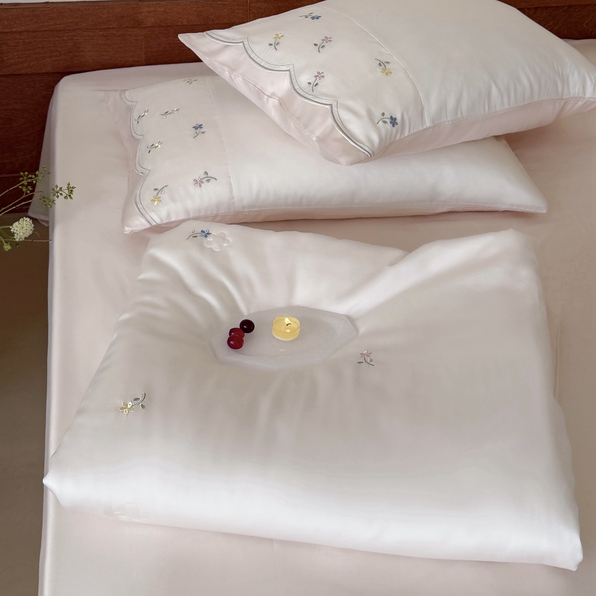 91家纺网 家纺一手货源 找家纺 鹿班家居 2026新款天丝刺绣夏被夏凉被空调被-椿见（标准会员-20元） 椿见-粉色