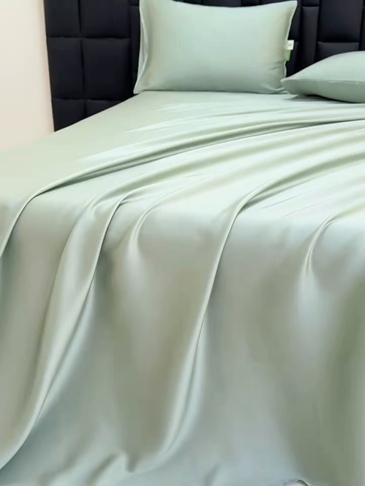 91家纺网 家纺一手货源 找家纺 （总）眠博士 60S莱赛尔天丝纯色床单单品床单单件