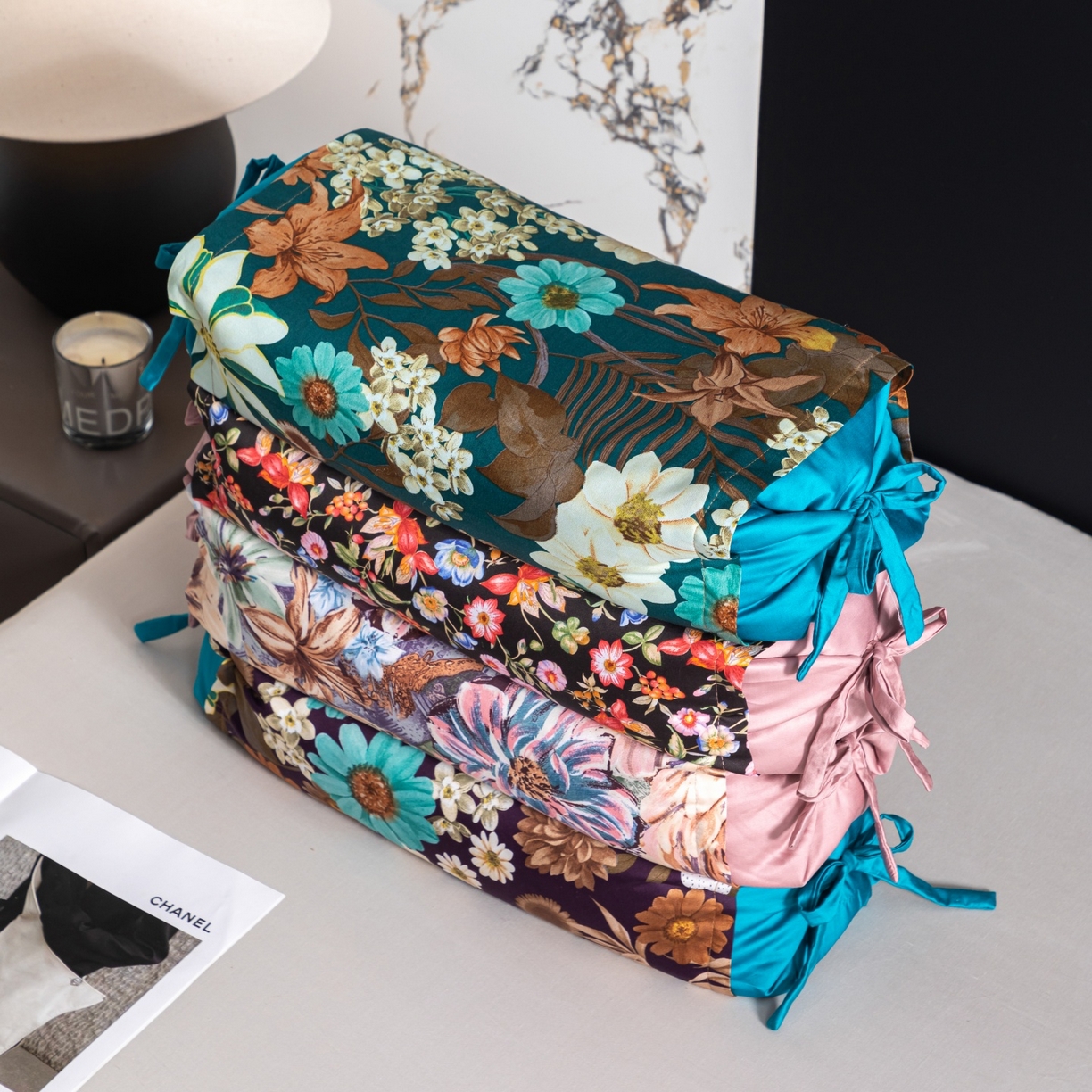 91家纺网 家纺一手货源 找家纺 （总）仁宇枕业 2026新款新品全棉长绒棉花开富贵系列全荞麦枕头枕芯