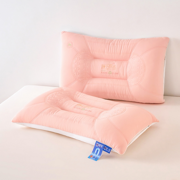 91家纺网 家纺一手货源 找家纺 （总）仁宇枕业 2026新款夏季冰凉清凉护颈枕头睡个良方定型中低枕头枕芯