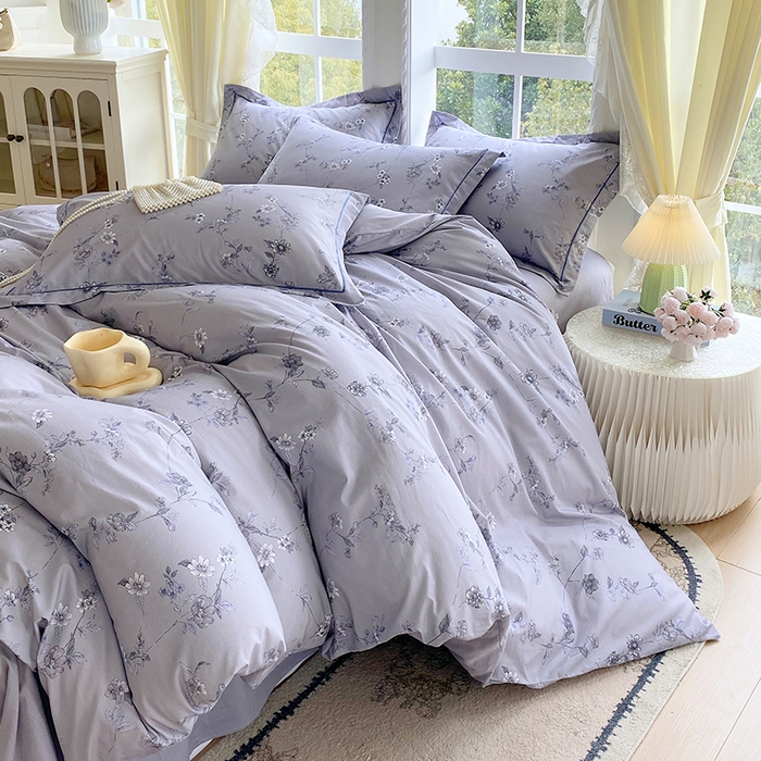 91家纺网 家纺一手货源 找家纺 （总）星期三家纺 2026春夏新款铂金全棉纯棉13372印花四件套