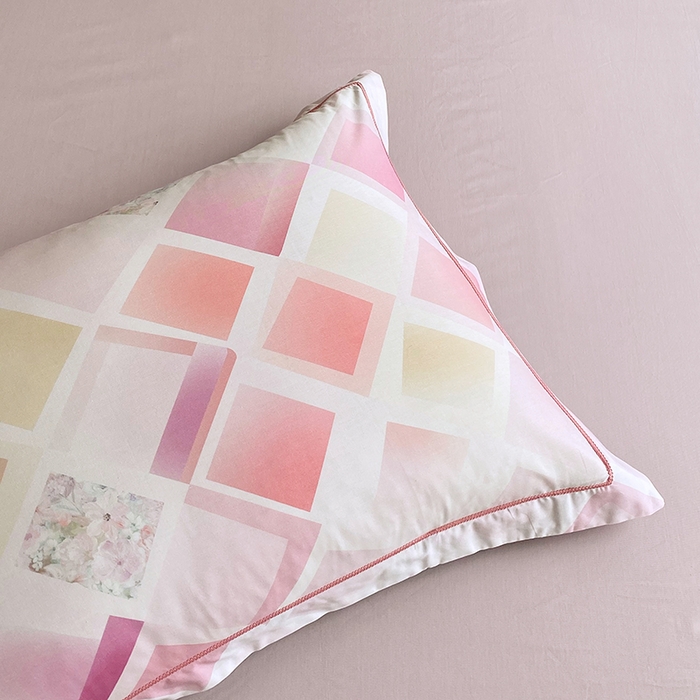 91家纺网 家纺一手货源 找家纺 星期三家纺 2026春夏新款铂金全棉纯棉13372印花四件套 布鲁斯-紫