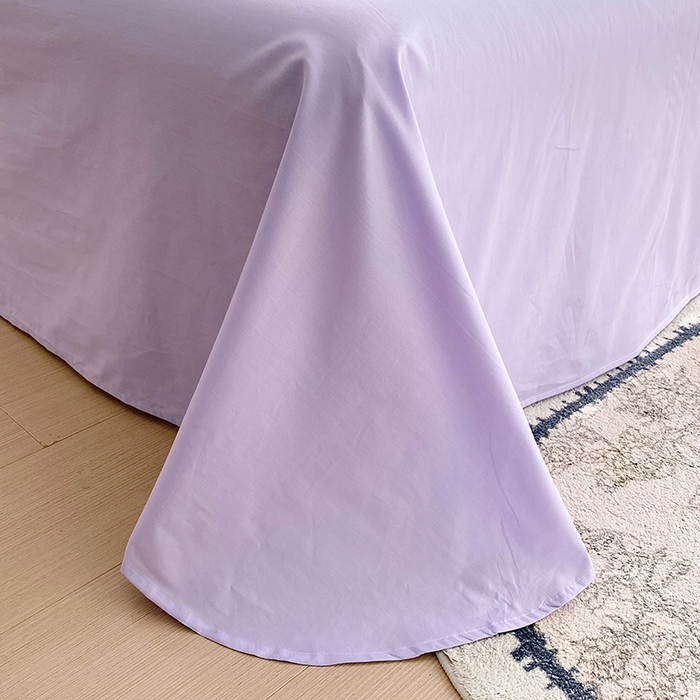 91家纺网 家纺一手货源 找家纺 星期三家纺 2026春夏新款铂金全棉纯棉13372印花四件套 花盈-紫