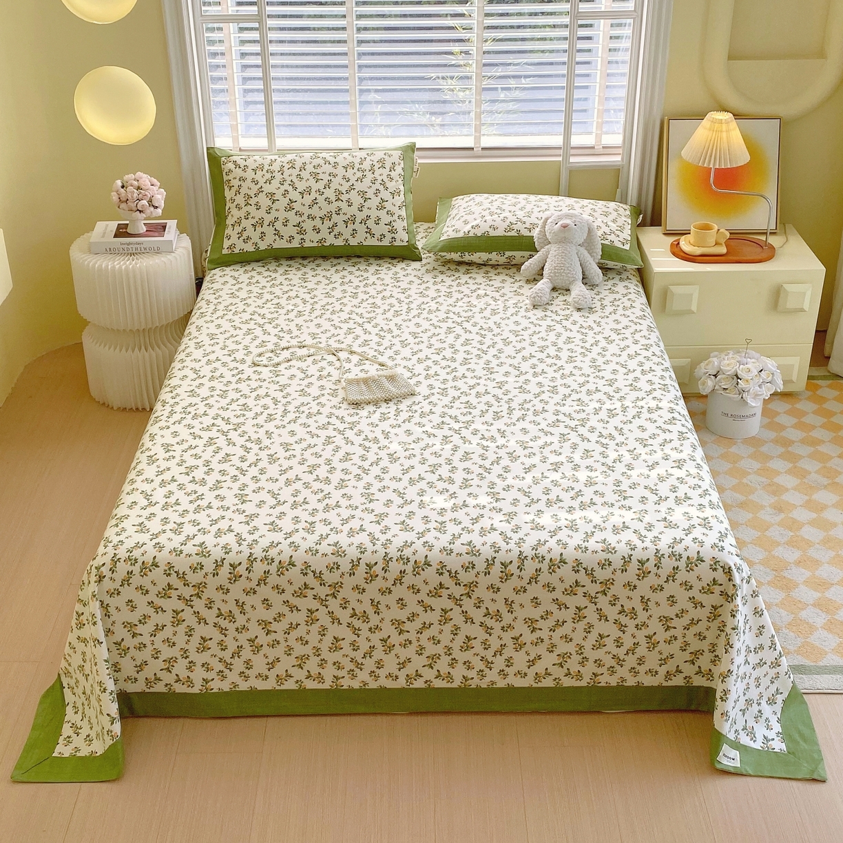 91家纺网 家纺一手货源 找家纺 （总）春皖家纺 2026新款全棉老粗布工艺款单床单床单单件