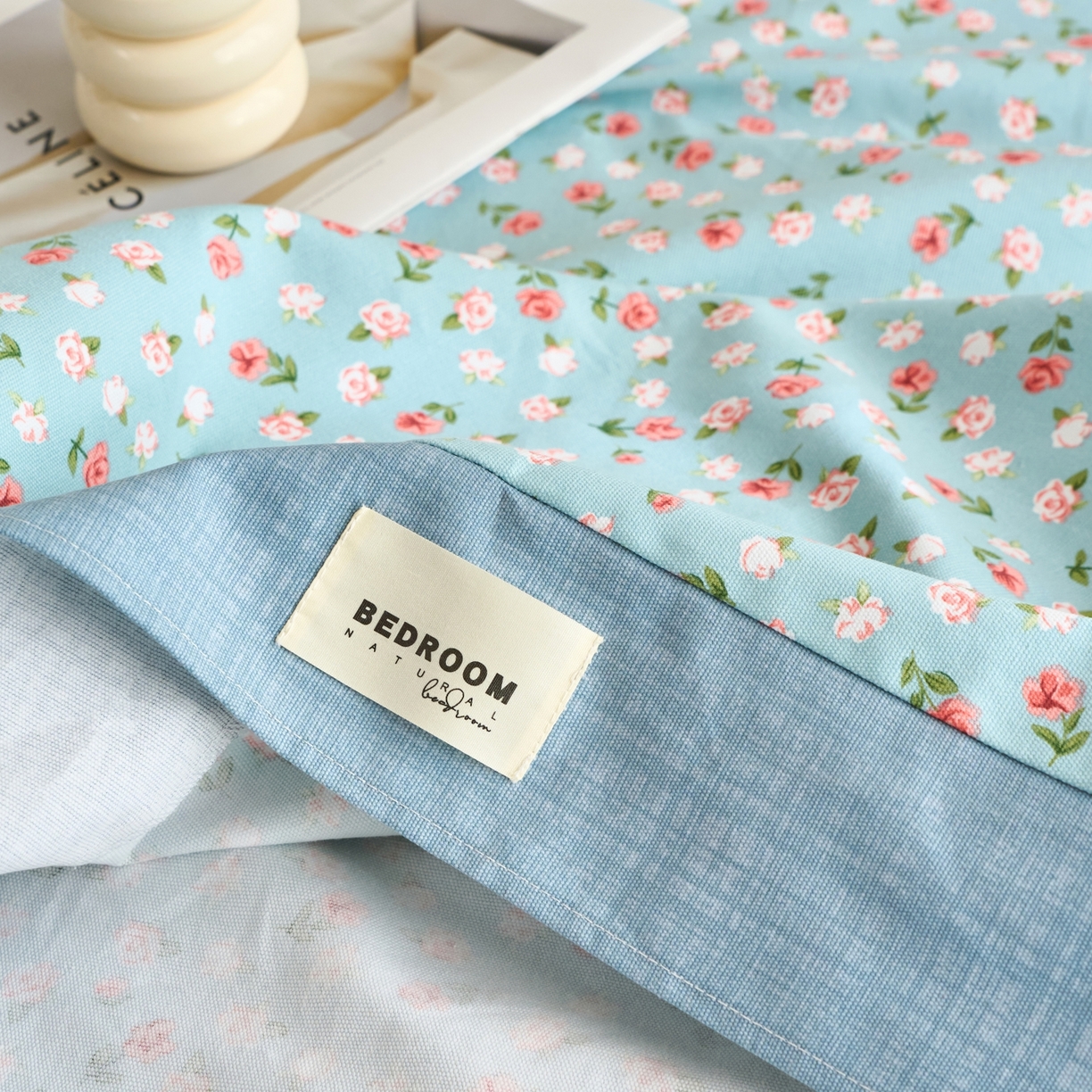 91家纺网 家纺一手货源 找家纺 春皖家纺 2026新款全棉老粗布工艺款单床单床单单件 春意浓