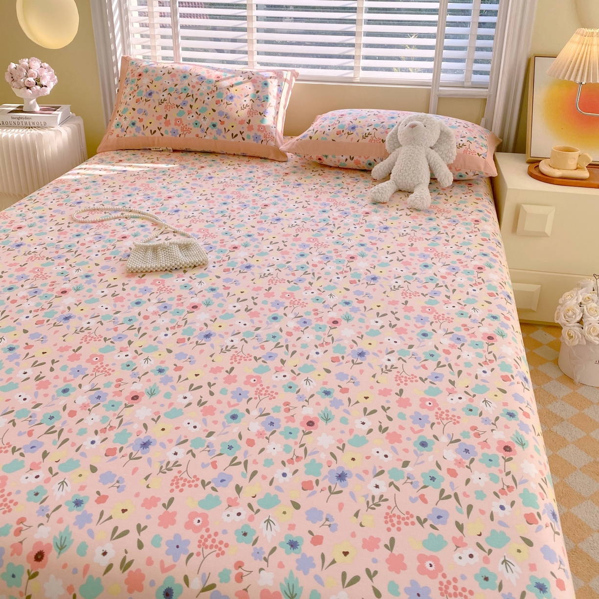 91家纺网 家纺一手货源 找家纺 春皖家纺 2026新款全棉老粗布工艺款单床单床单单件 织梦