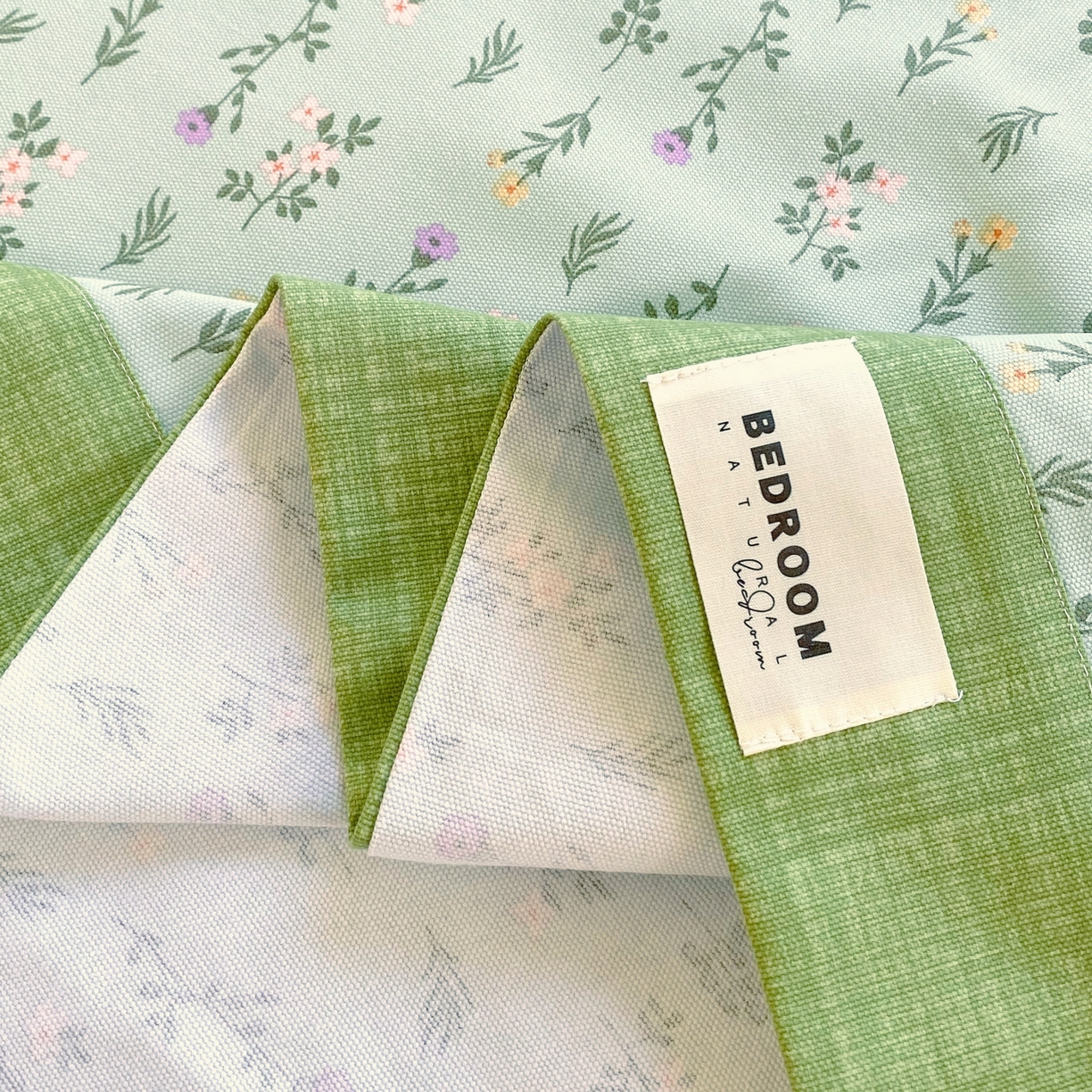 91家纺网 家纺一手货源 找家纺 春皖家纺 2026新款全棉老粗布工艺款单床单床单单件 春满园