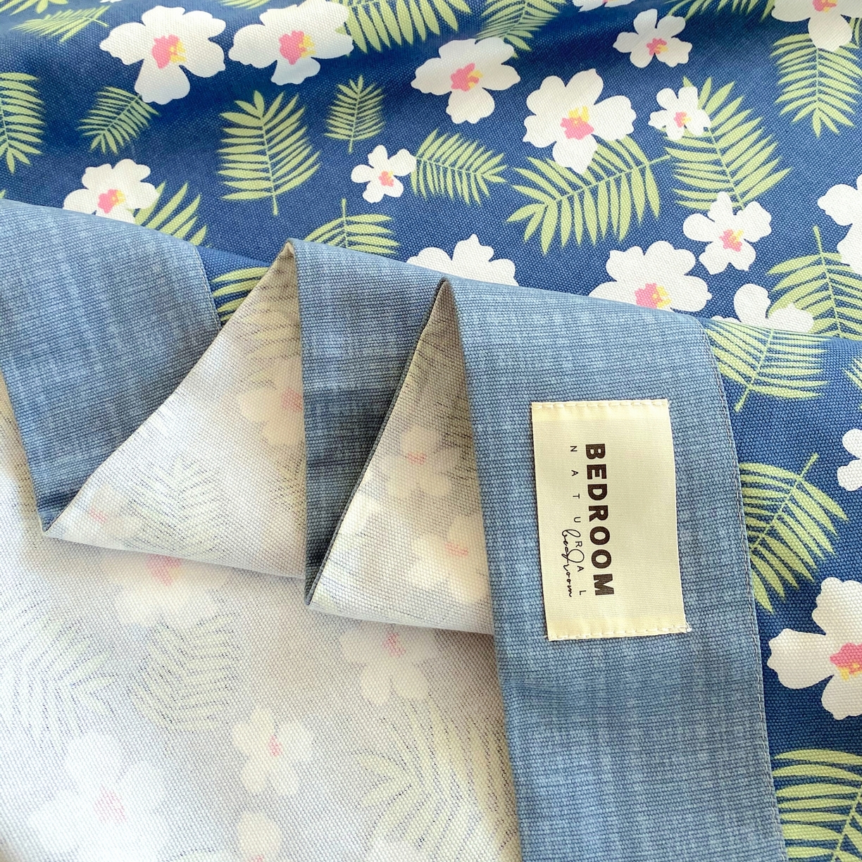 91家纺网 家纺一手货源 找家纺 春皖家纺 2026新款全棉老粗布工艺款单床单床单单件 沁香蓝