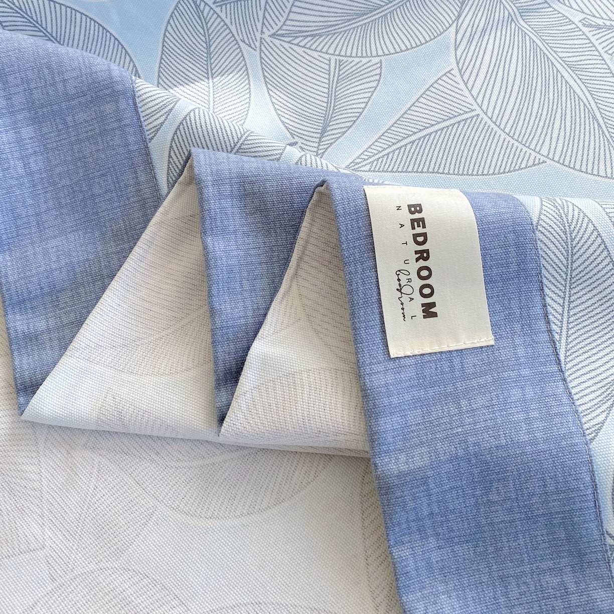 91家纺网 家纺一手货源 找家纺 春皖家纺 2026新款全棉老粗布工艺款单床单床单单件 晨曦-蓝