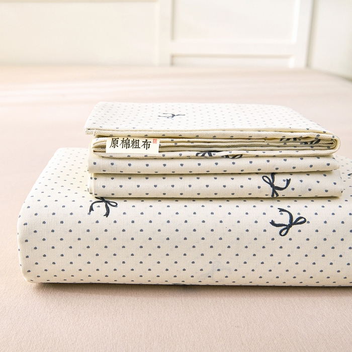 91家纺网 家纺一手货源 找家纺 （总）义博家纺 2026新款原棉老粗布单床单