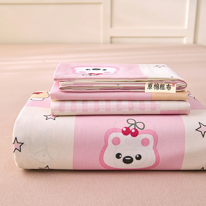 91家纺网 家纺一手货源 找家纺 （总）义博家纺 2026新款原棉老粗布单床单