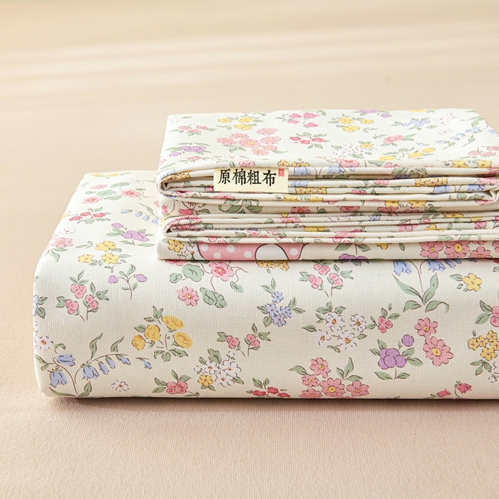 91家纺网 家纺一手货源 找家纺 （总）义博家纺 2026新款原棉老粗布单床单