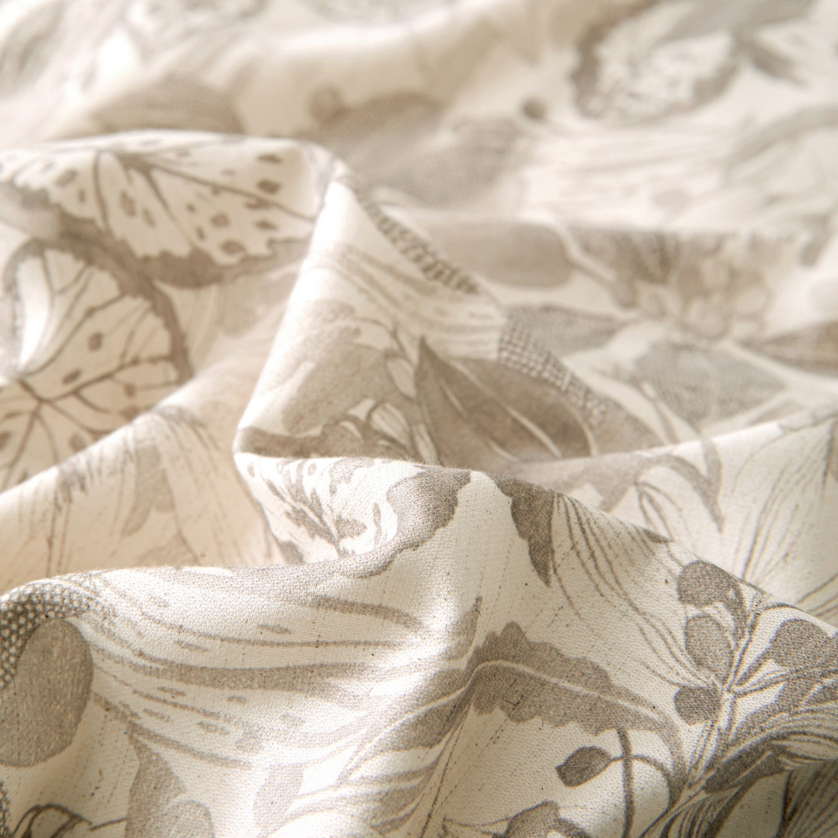 91家纺网 家纺一手货源 找家纺 其奥 2026新款全棉棉麻四件套 浅棕素野