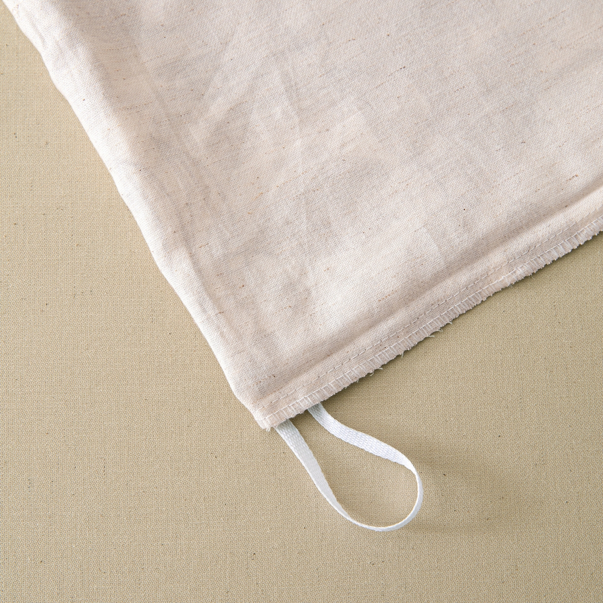 91家纺网 家纺一手货源 找家纺 其奥 2026新款全棉棉麻四件套 浅棕素野