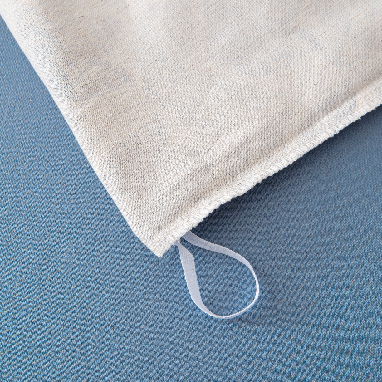 91家纺网 家纺一手货源 找家纺 其奥 2026新款全棉棉麻四件套 青花瓷