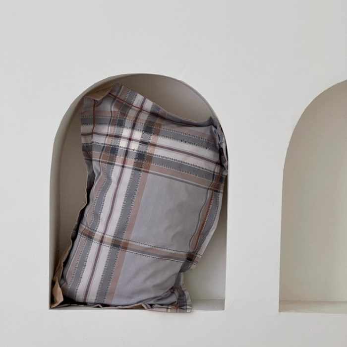 91家纺网 家纺一手货源 找家纺 薏思家纺 2026春夏新款全棉纯棉铂金棉数码印花四件套 印象都市灰