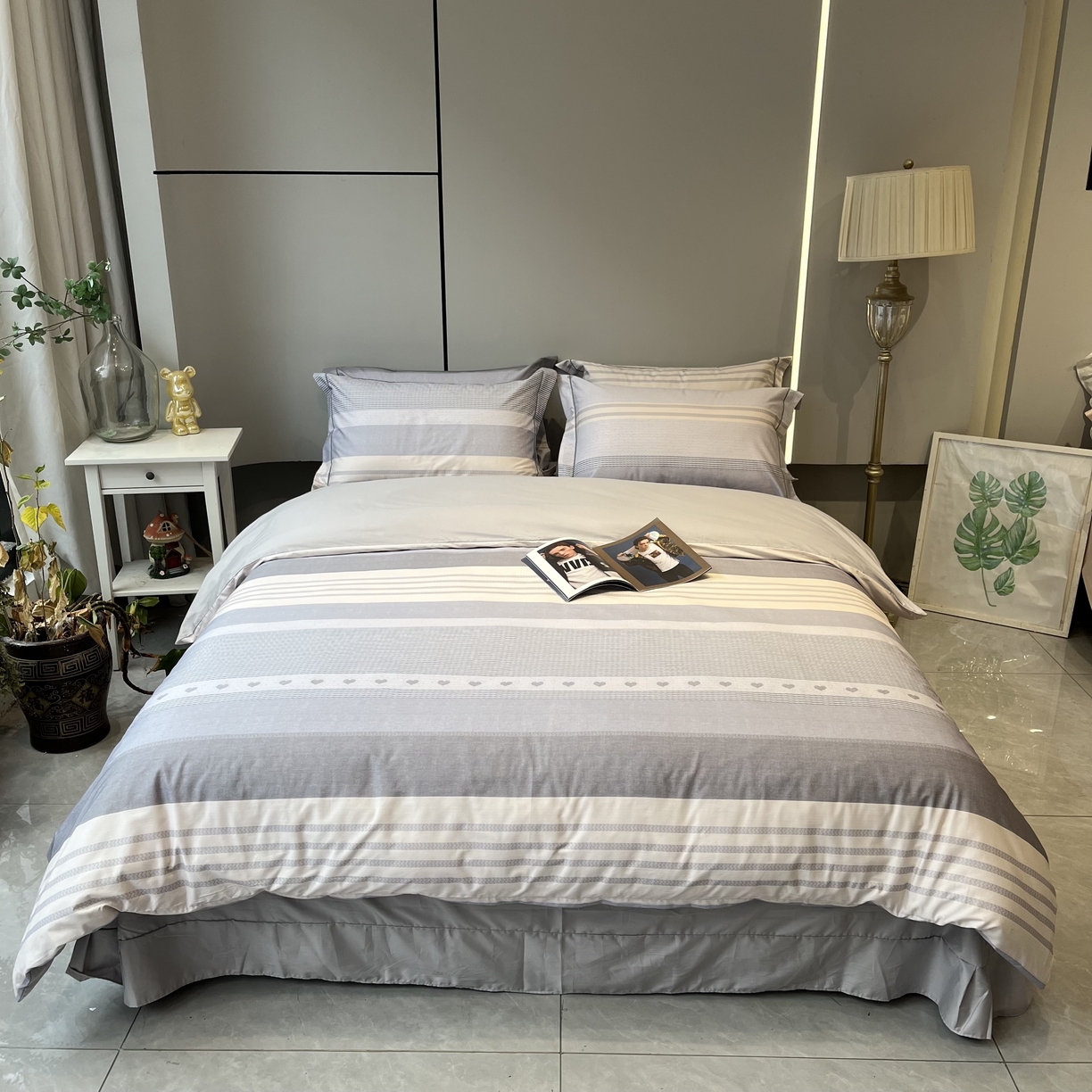 91家纺网 家纺一手货源 找家纺 （总）薏思家纺 2026春夏新款全棉纯棉铂金棉数码印花四件套