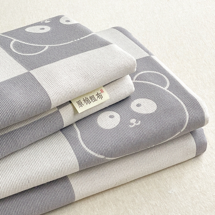 91家纺网 家纺一手货源 找家纺 （总）义博家纺 2026新款原棉老粗布单床单