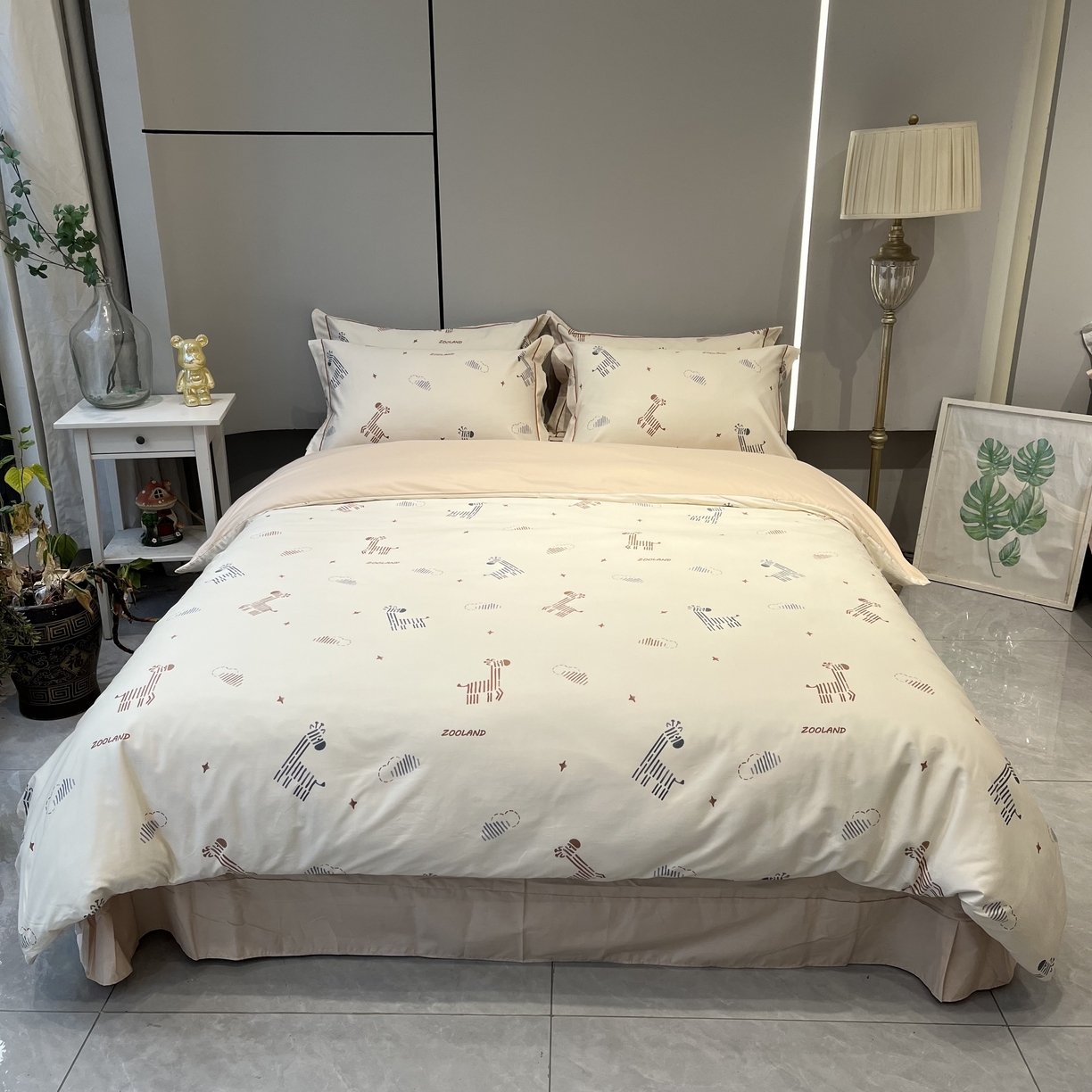 91家纺网 家纺一手货源 找家纺 （总）薏思家纺 2026春夏新款全棉纯棉铂金棉数码印花四件套