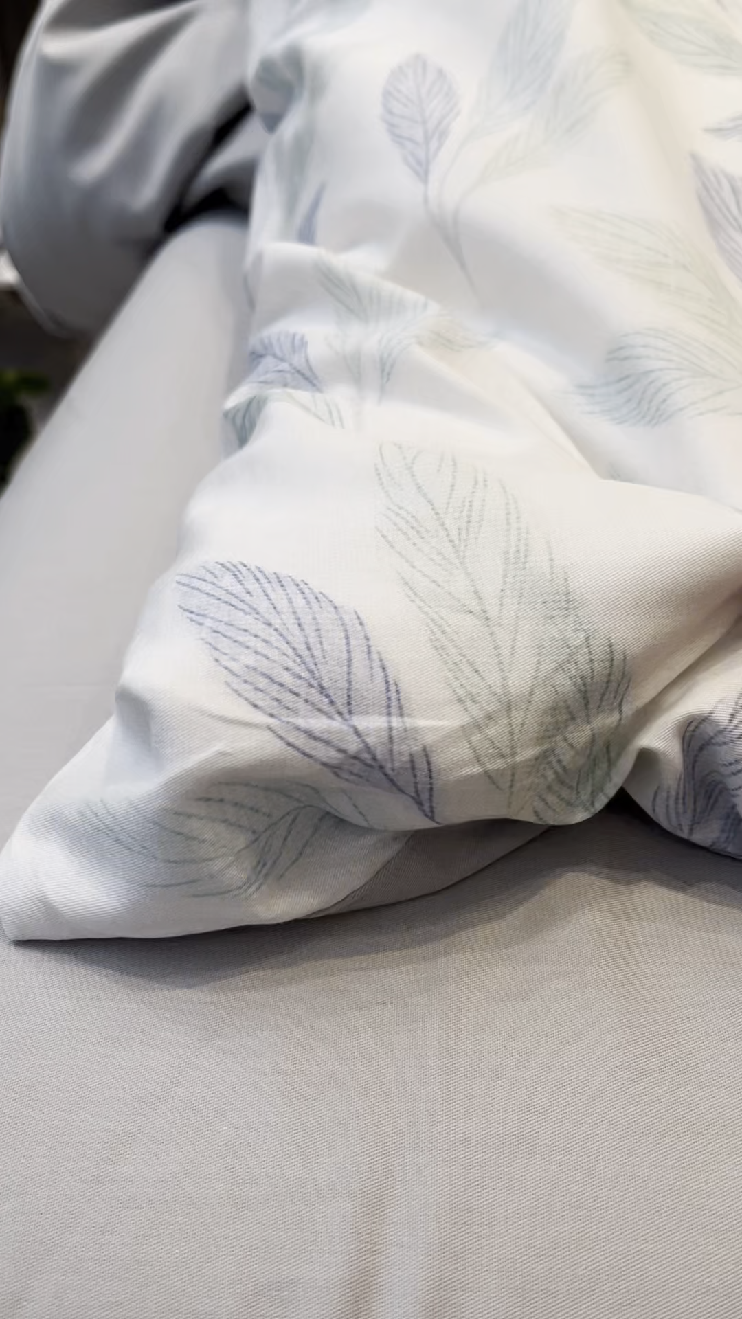 91家纺网 家纺一手货源 找家纺 薏思家纺 2026春夏新款全棉纯棉铂金棉数码印花四件套 叶眠