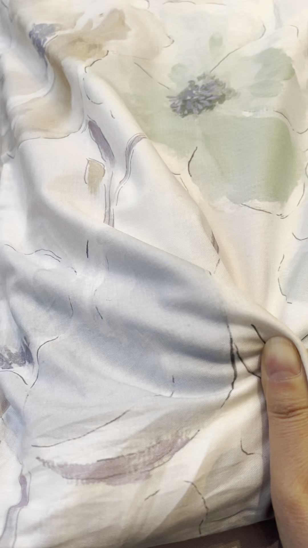 91家纺网 家纺一手货源 找家纺 薏思家纺 2026春夏新款全棉纯棉铂金棉数码印花四件套 花染卡其