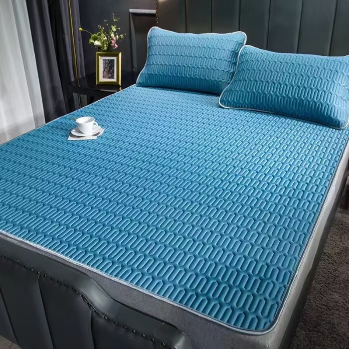 91家纺网 家纺一手货源 找家纺 （总）彩亿家纺 2026新款纯色乳胶席子凉席