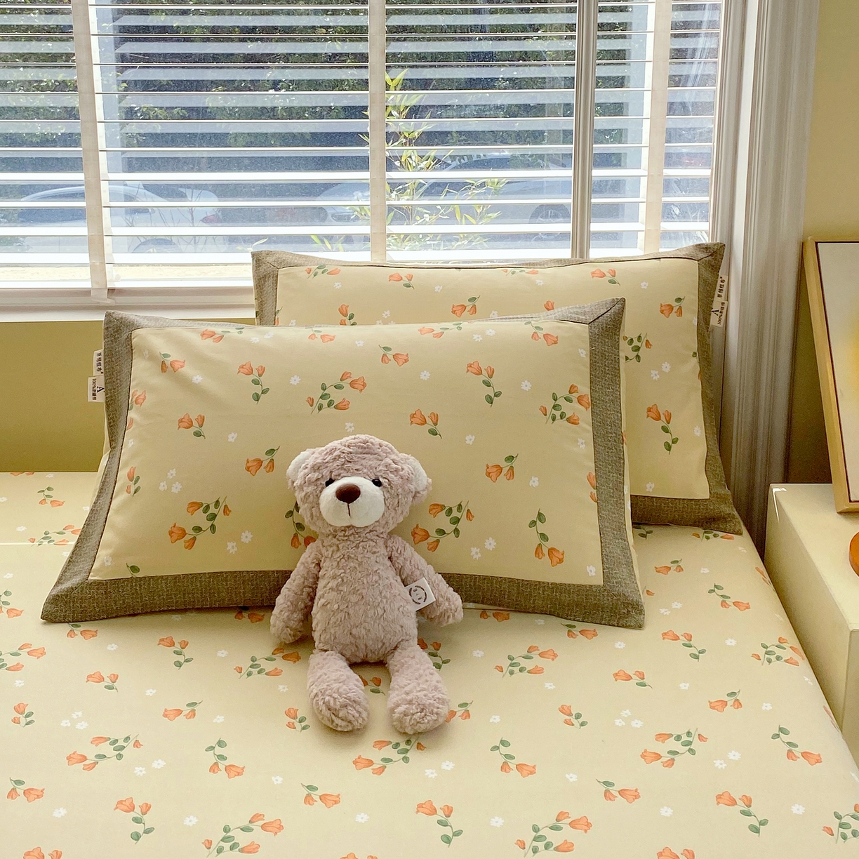 91家纺网 家纺一手货源 找家纺 （总）春皖家纺 2026新款全棉老粗布工艺款单枕套枕套单件