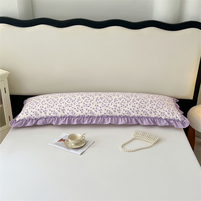 91家纺网 家纺一手货源 找家纺 （总）圣比熊 2026新款A类云朵棉法式压花边枕套加长双人情侣1.8米枕芯内胆套1.5m枕头套