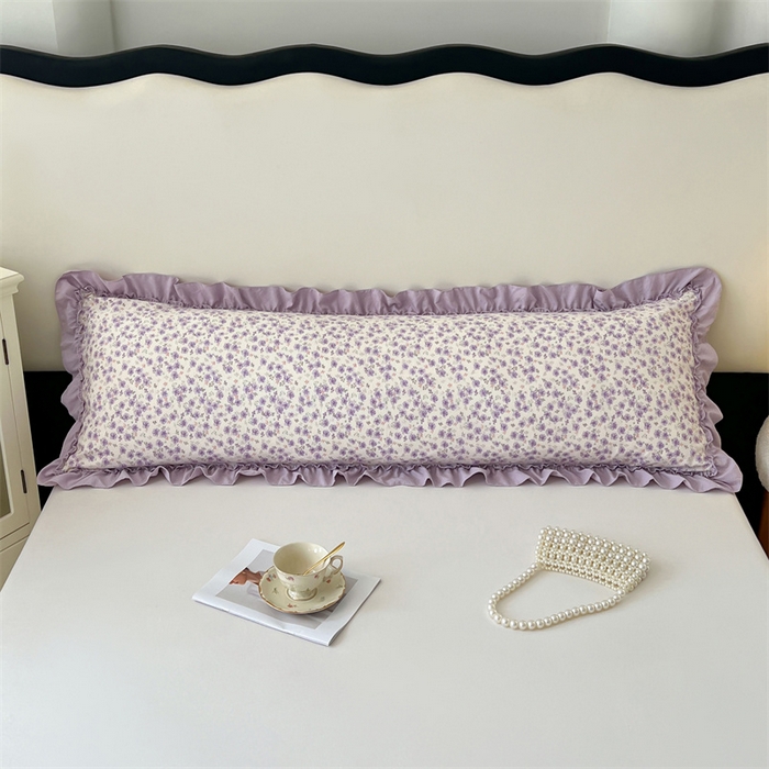 91家纺网 家纺一手货源 找家纺 （总）圣比熊 2026新款A类云朵棉法式压花边枕套加长双人情侣1.8米枕芯内胆套1.5m枕头套