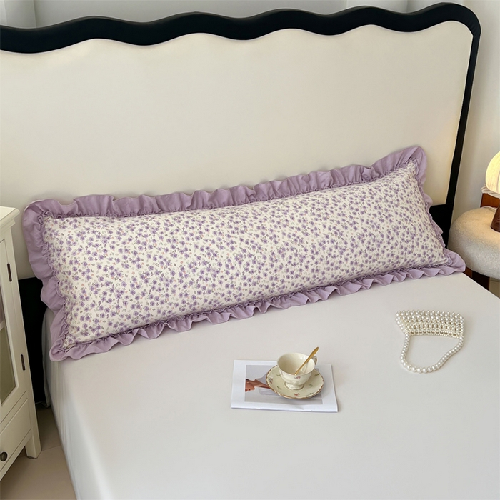 91家纺网 家纺一手货源 找家纺 （总）圣比熊 2026新款A类云朵棉法式压花边枕套加长双人情侣1.8米枕芯内胆套1.5m枕头套