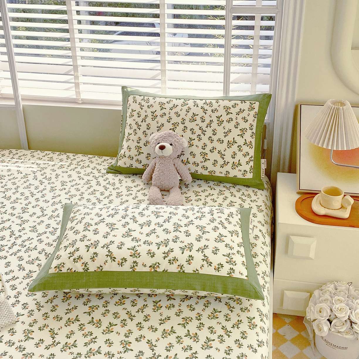 91家纺网 家纺一手货源 找家纺 春皖家纺 2026新款全棉老粗布工艺款单枕套枕套单件 翠林音