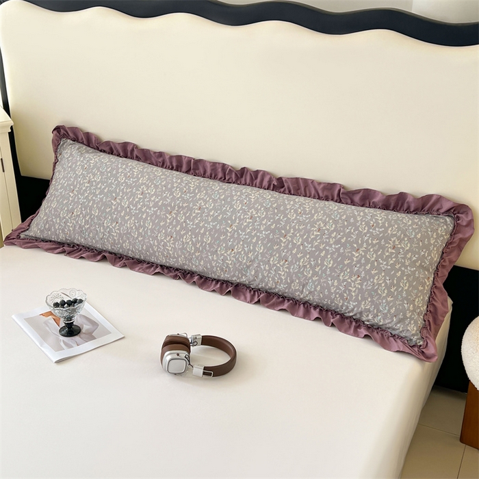 91家纺网 家纺一手货源 找家纺 （总）梦舒羽 2026新款A类云朵棉法式压花边枕套加长双人情侣1.8米枕芯内胆套1.5m枕头套