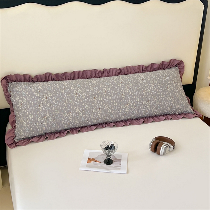 91家纺网 家纺一手货源 找家纺 （总）梦舒羽 2026新款A类云朵棉法式压花边枕套加长双人情侣1.8米枕芯内胆套1.5m枕头套