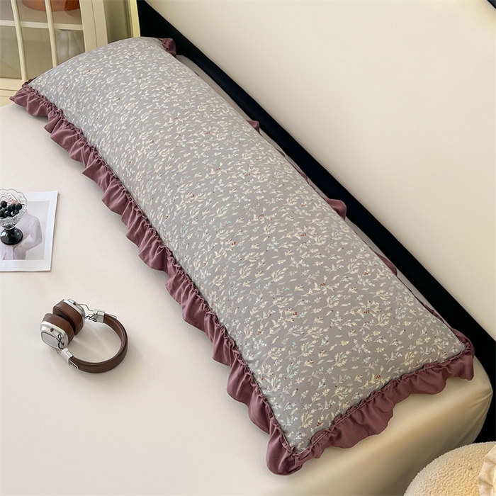 91家纺网 家纺一手货源 找家纺 （总）梦舒羽 2026新款A类云朵棉法式压花边枕套加长双人情侣1.8米枕芯内胆套1.5m枕头套