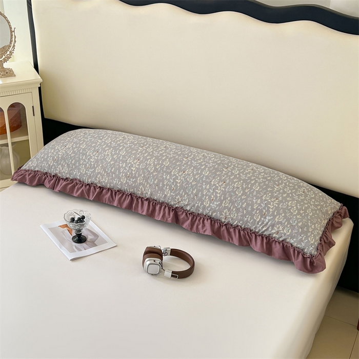 91家纺网 家纺一手货源 找家纺 （总）梦舒羽 2026新款A类云朵棉法式压花边枕套加长双人情侣1.8米枕芯内胆套1.5m枕头套