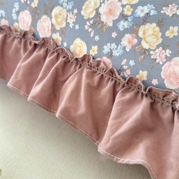 91家纺网 家纺一手货源 找家纺 梦舒羽 2026新款A类云朵棉法式压花边枕套加长双人情侣1.8米枕芯内胆套1.5m枕头套 云裳花谷（法式压花边）