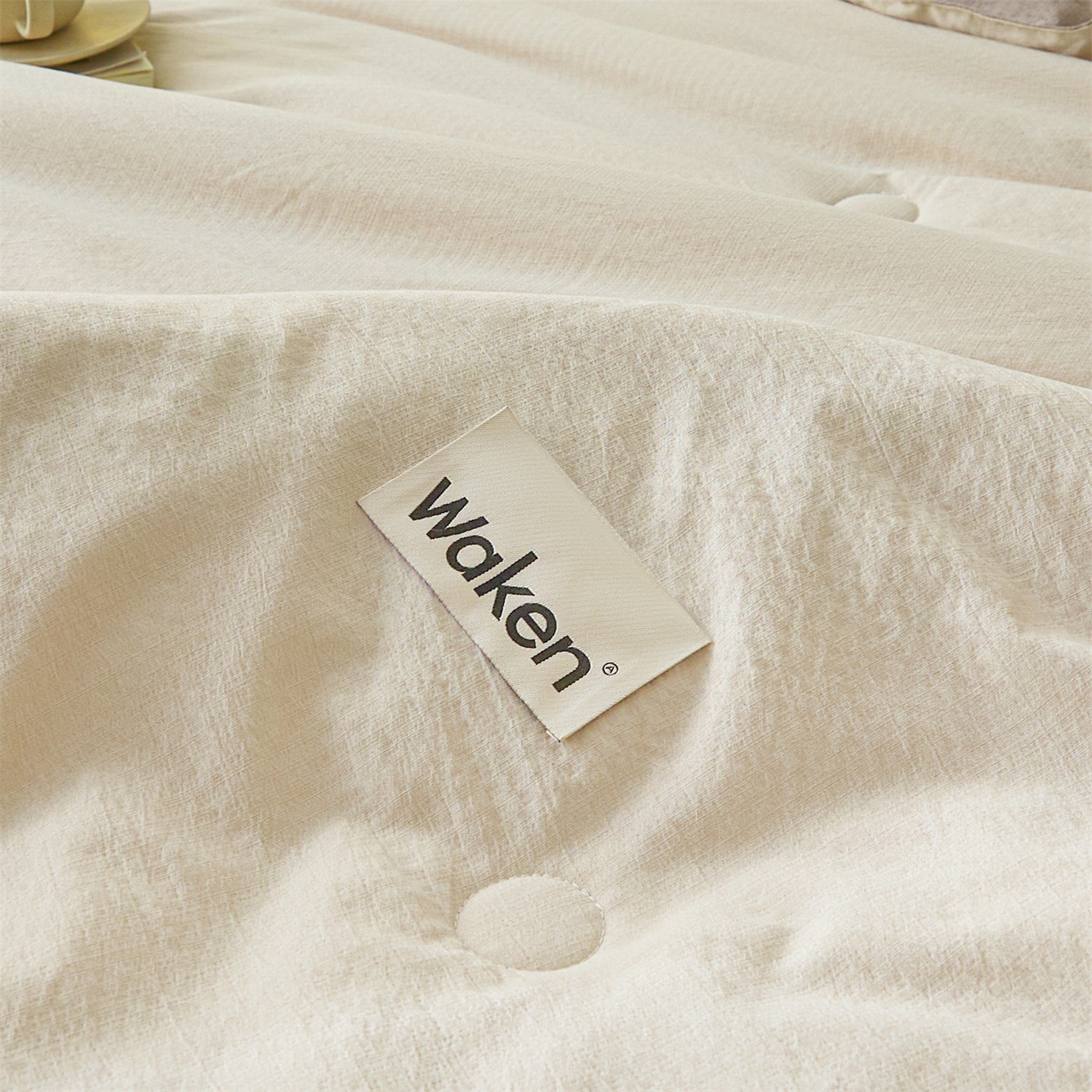 91家纺网 家纺一手货源 找家纺 （总）盛秋家纺 2026新款皱皱纱贴标夏被-杰克