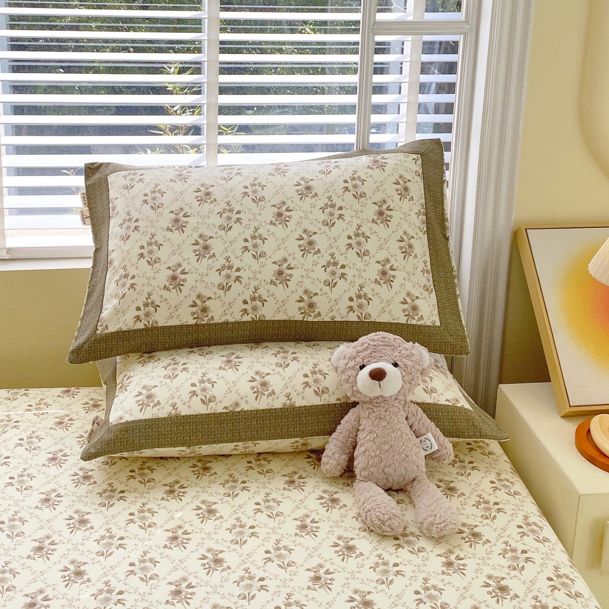 91家纺网 家纺一手货源 找家纺 （总）春皖家纺 2026新款全棉老粗布工艺款单床笠床笠单件