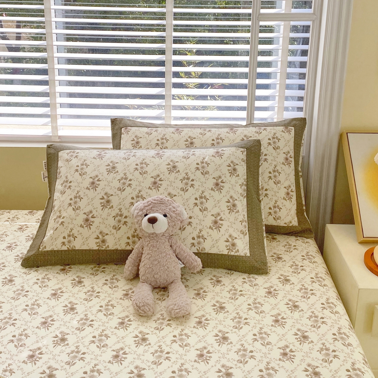 91家纺网 家纺一手货源 找家纺 春皖家纺 2026新款全棉老粗布工艺款单床笠床笠单件 百年约