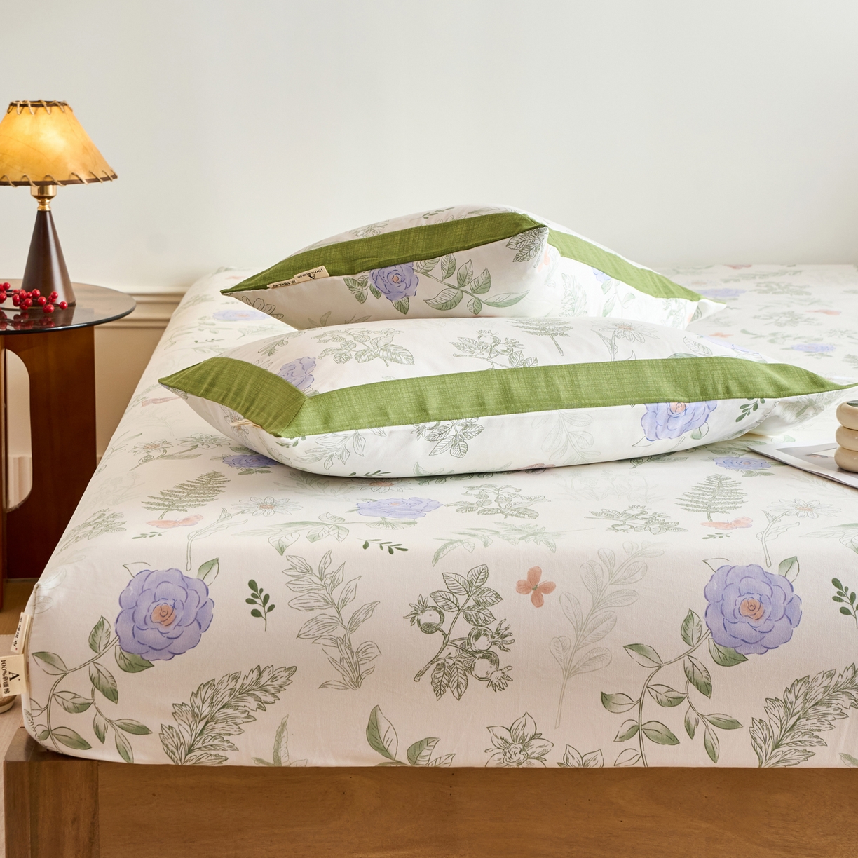 91家纺网 家纺一手货源 找家纺 春皖家纺 2026新款全棉老粗布工艺款单枕套枕套单件 逸云