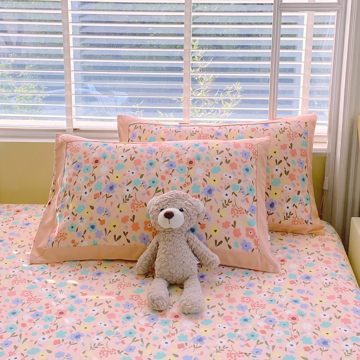 春皖家纺 2026新款全棉老粗布工艺款单枕套枕套单件 织梦